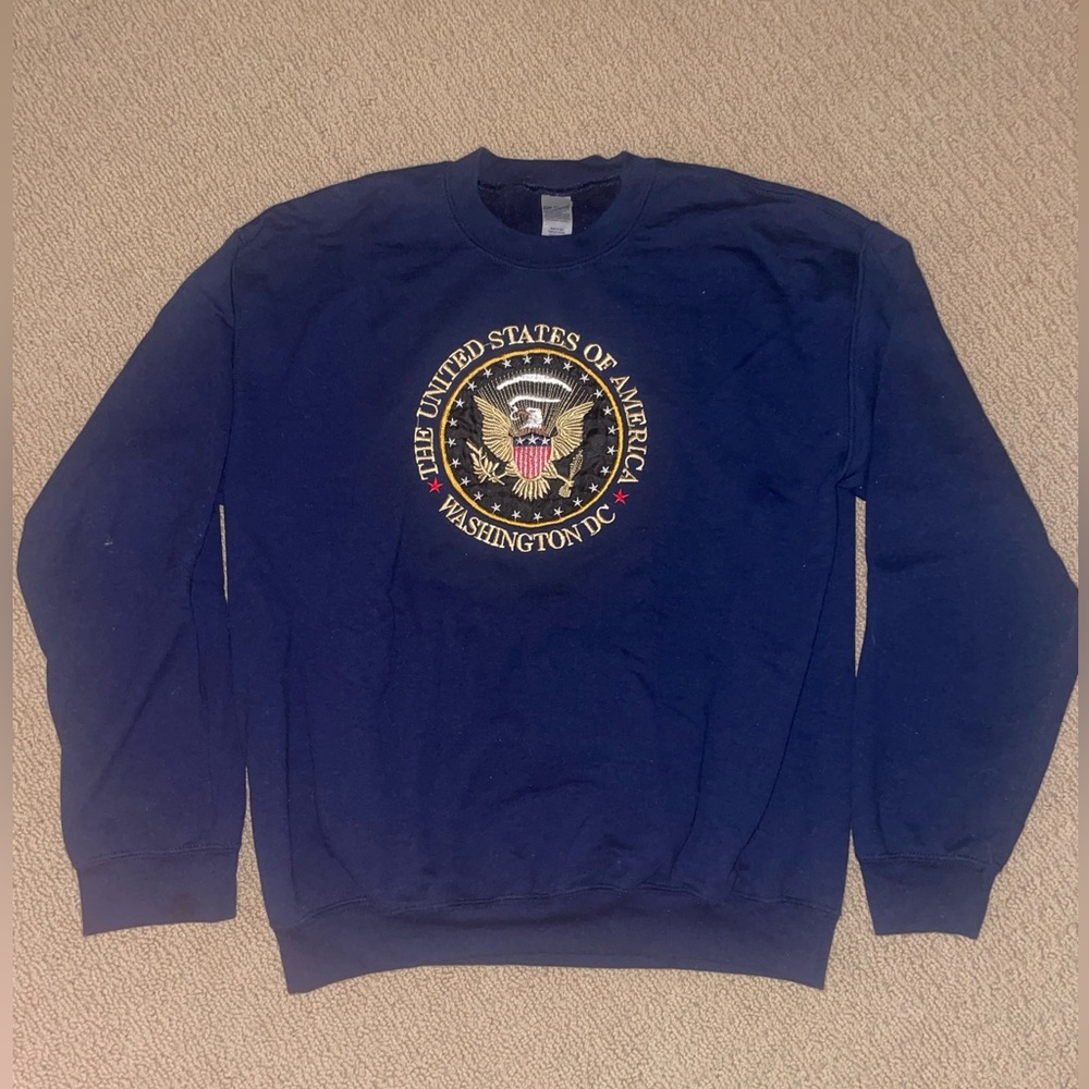Navy Blue Washington DC Crewneck